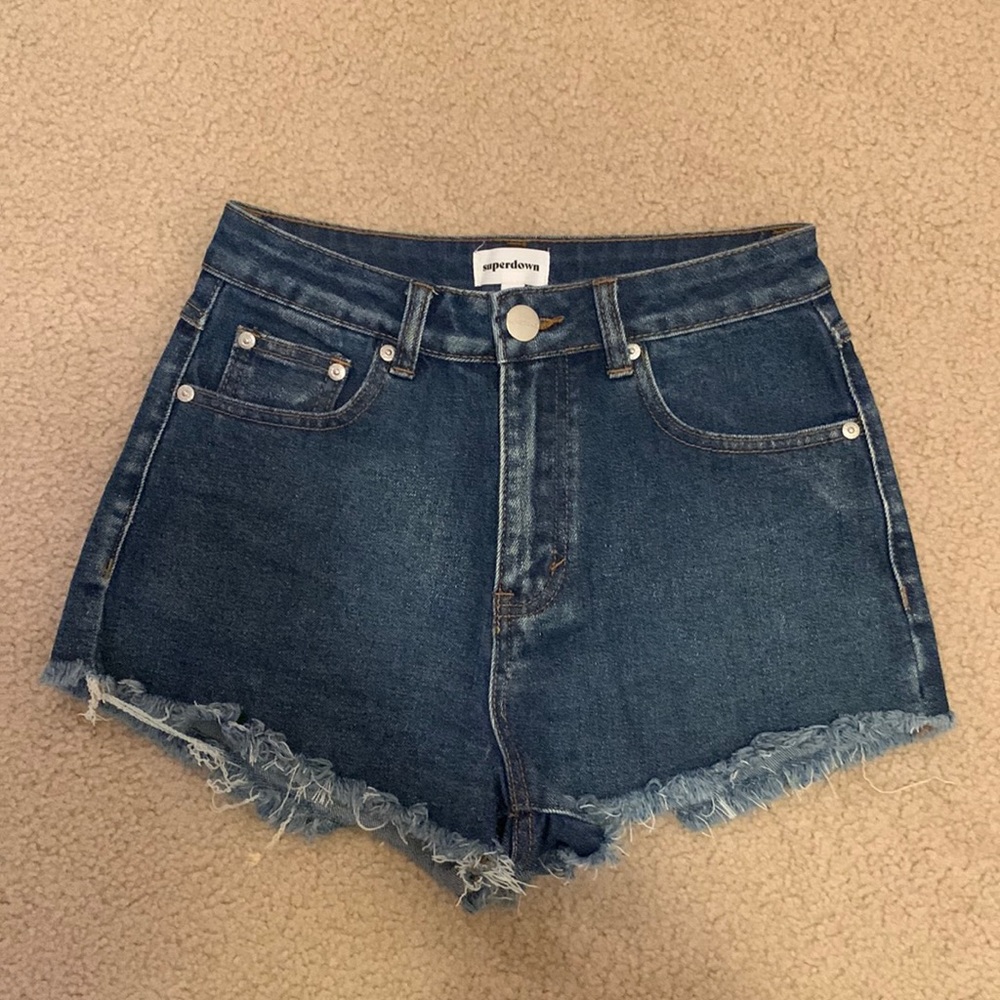 Superdown denim shorts